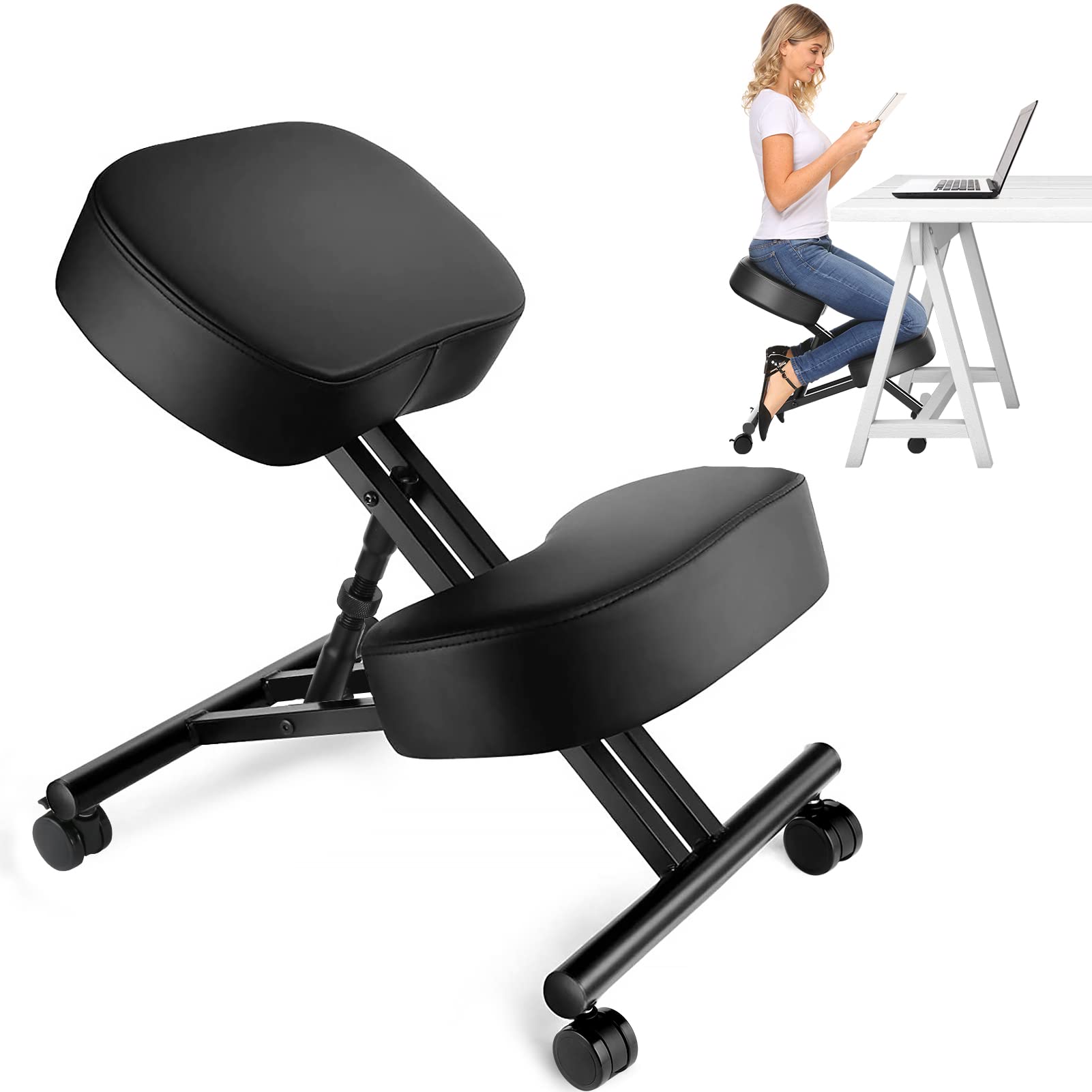 Office Furniture For Home - Kneeling Chair Ergonomic for Office, Adjustable
