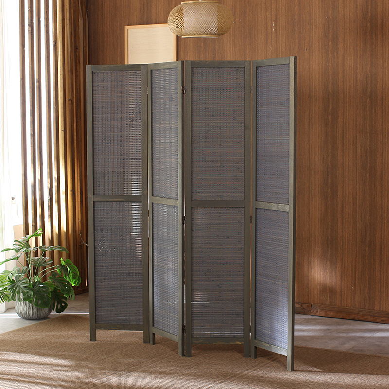 Room Divider Bamboo - 2025 Rock Gray Korean Style Tea