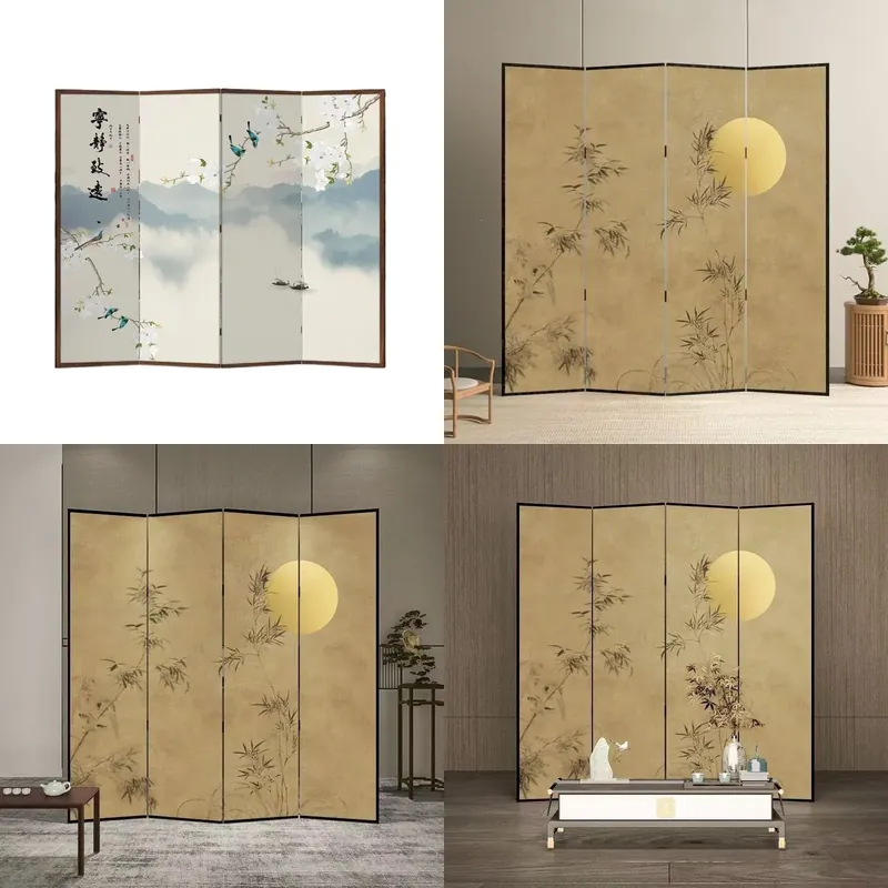 Room Divider Bamboo - New Chinese Bamboo Room Divider Double