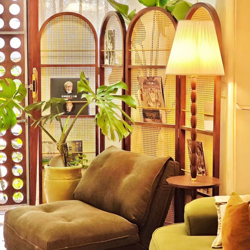 Mobile rattan folding screen l - Room Divider Bamboo review and price