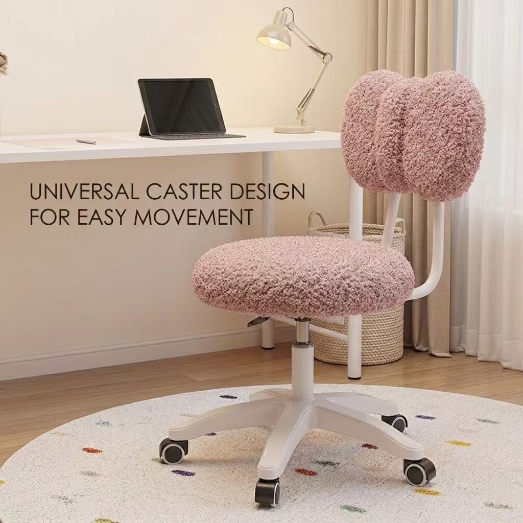 Cute Boucle Swivel Office Chai - Office Furniture For Home review and price