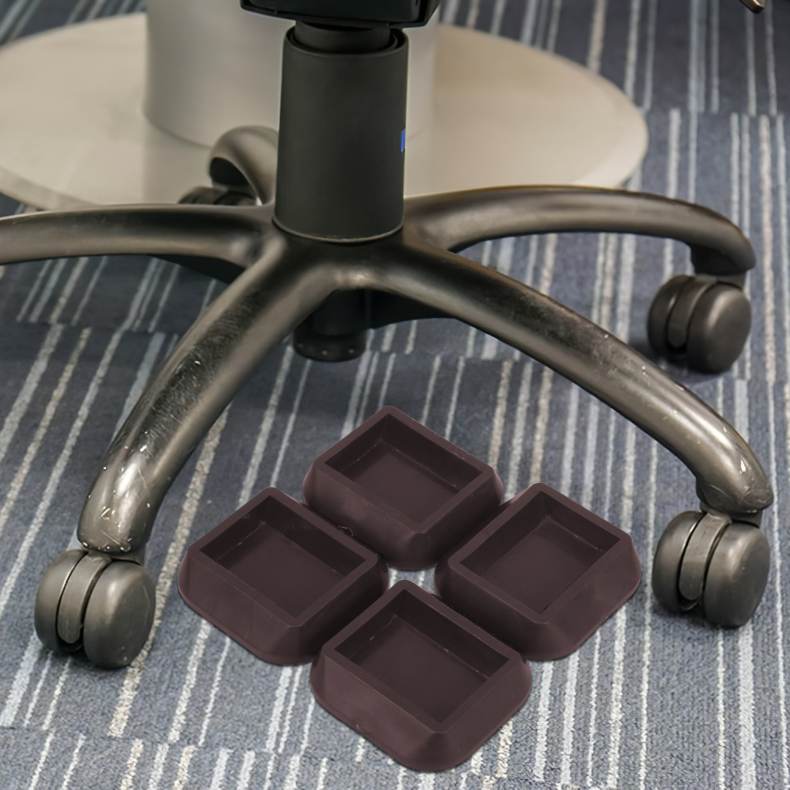 4Pcs Wheel Stop Sliding Pad Ch - Office Furniture For Home review and price