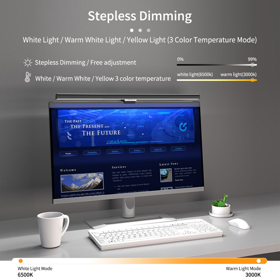 50cm LED Monitor Light Bar Scr - Office Furniture Layout review and price