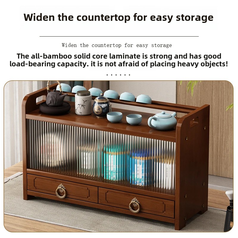 Desktop Tea Set Display Rack S - Room Divider Bamboo review and price