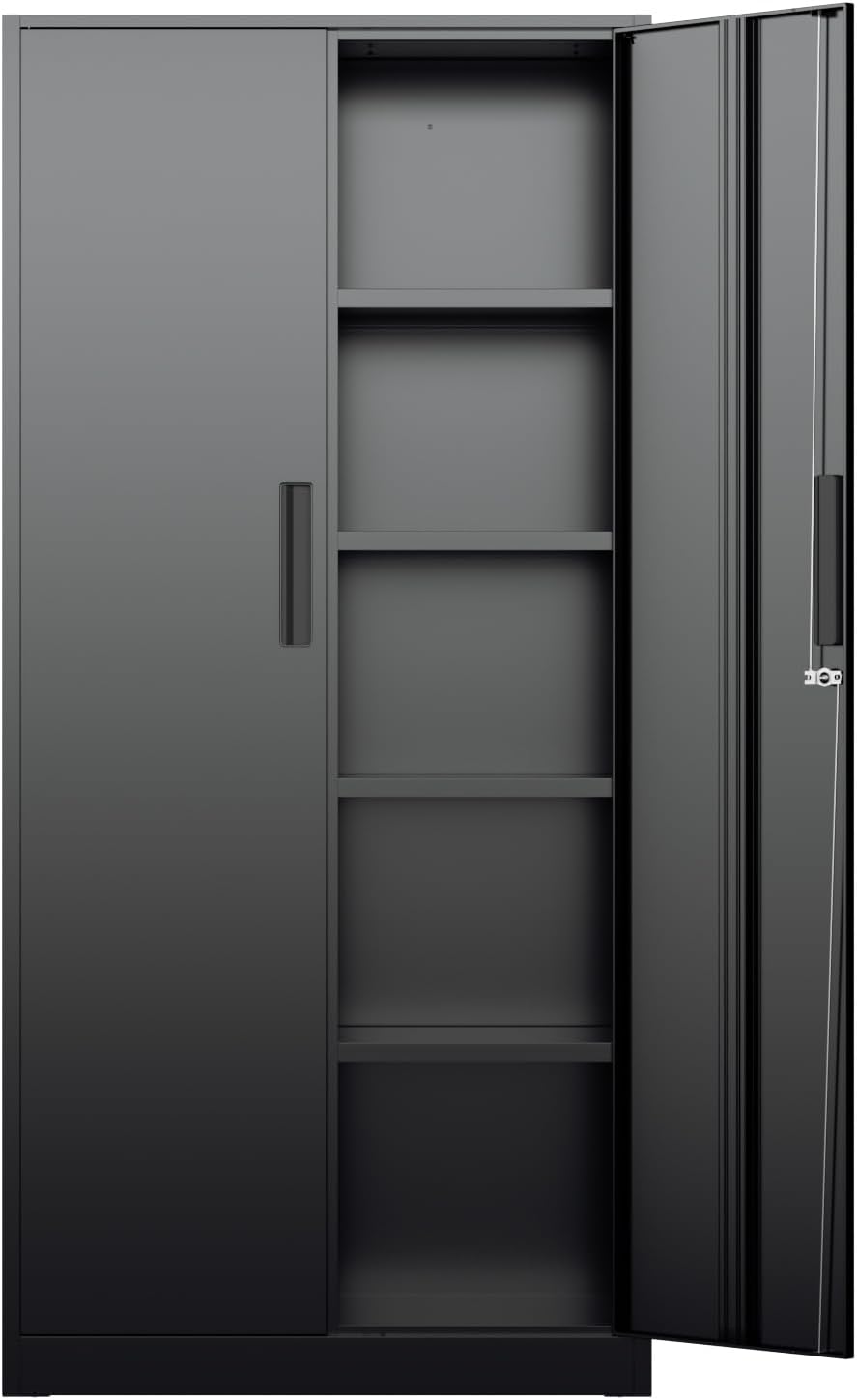 Tall Metal Storage Cabinet Org - Office Furniture For Home review and price