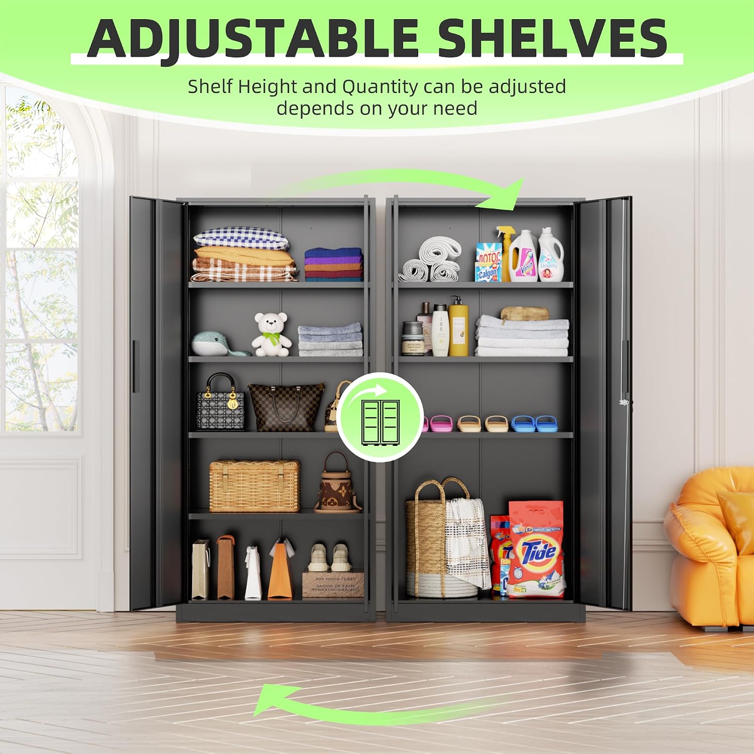Tall Metal Storage Cabinet Org - Office Furniture For Home review and price