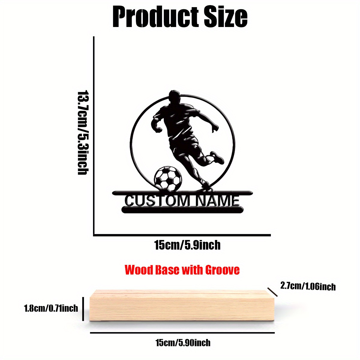 Custom Soccer Player Metal Sta - Office Furniture Layout review and price