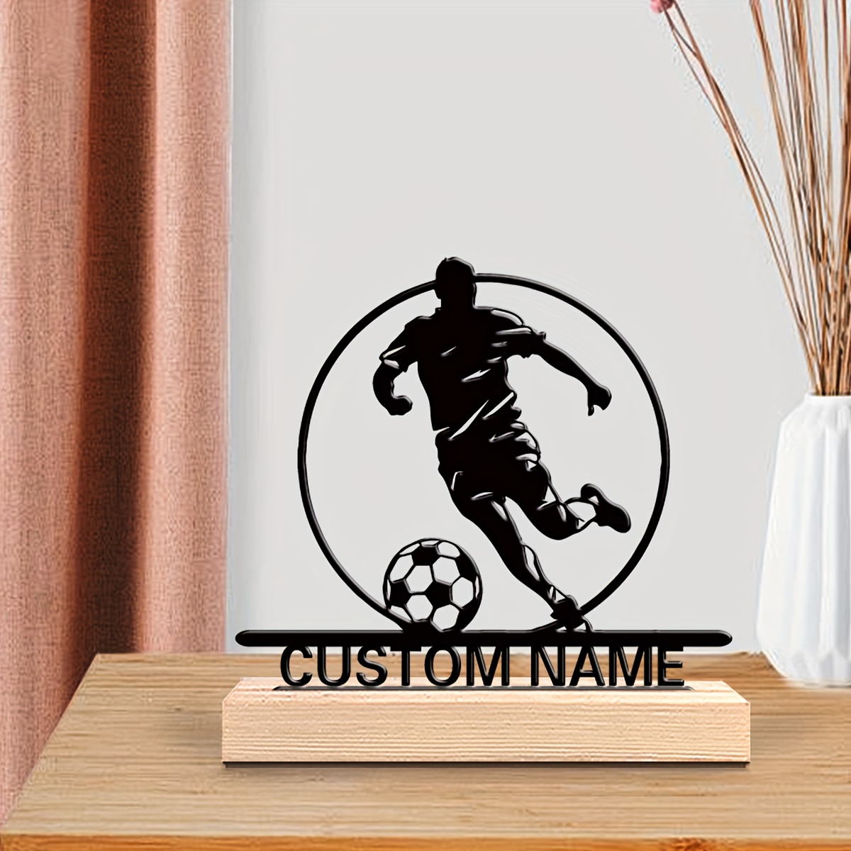 Custom Soccer Player Metal Sta - Office Furniture Layout review and price