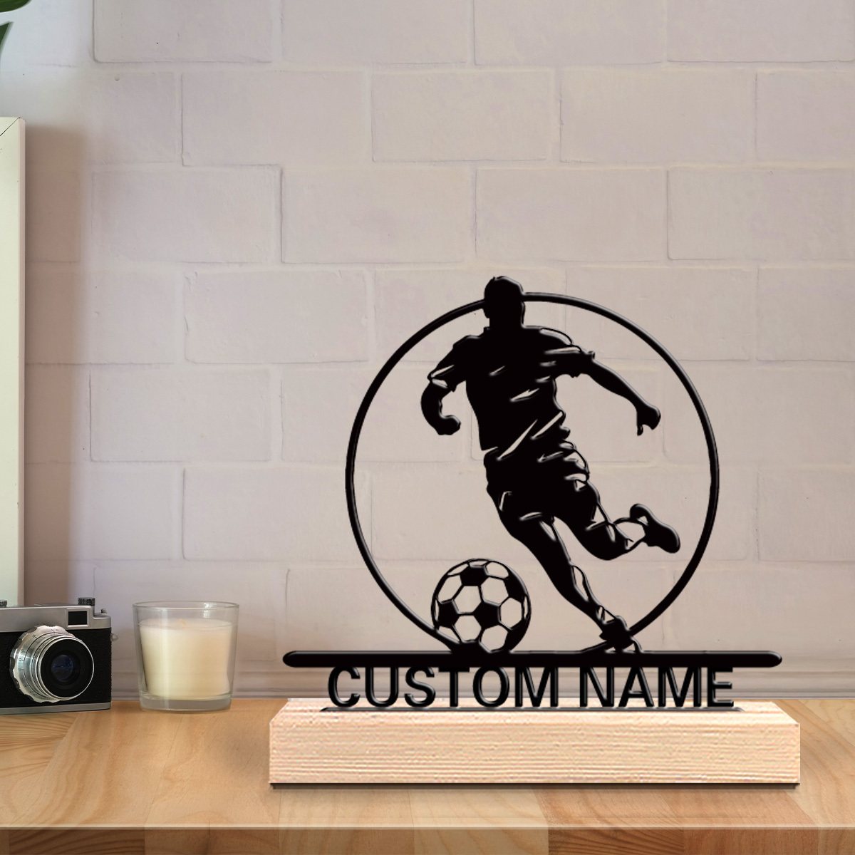 Custom Soccer Player Metal Sta - Office Furniture Layout review and price