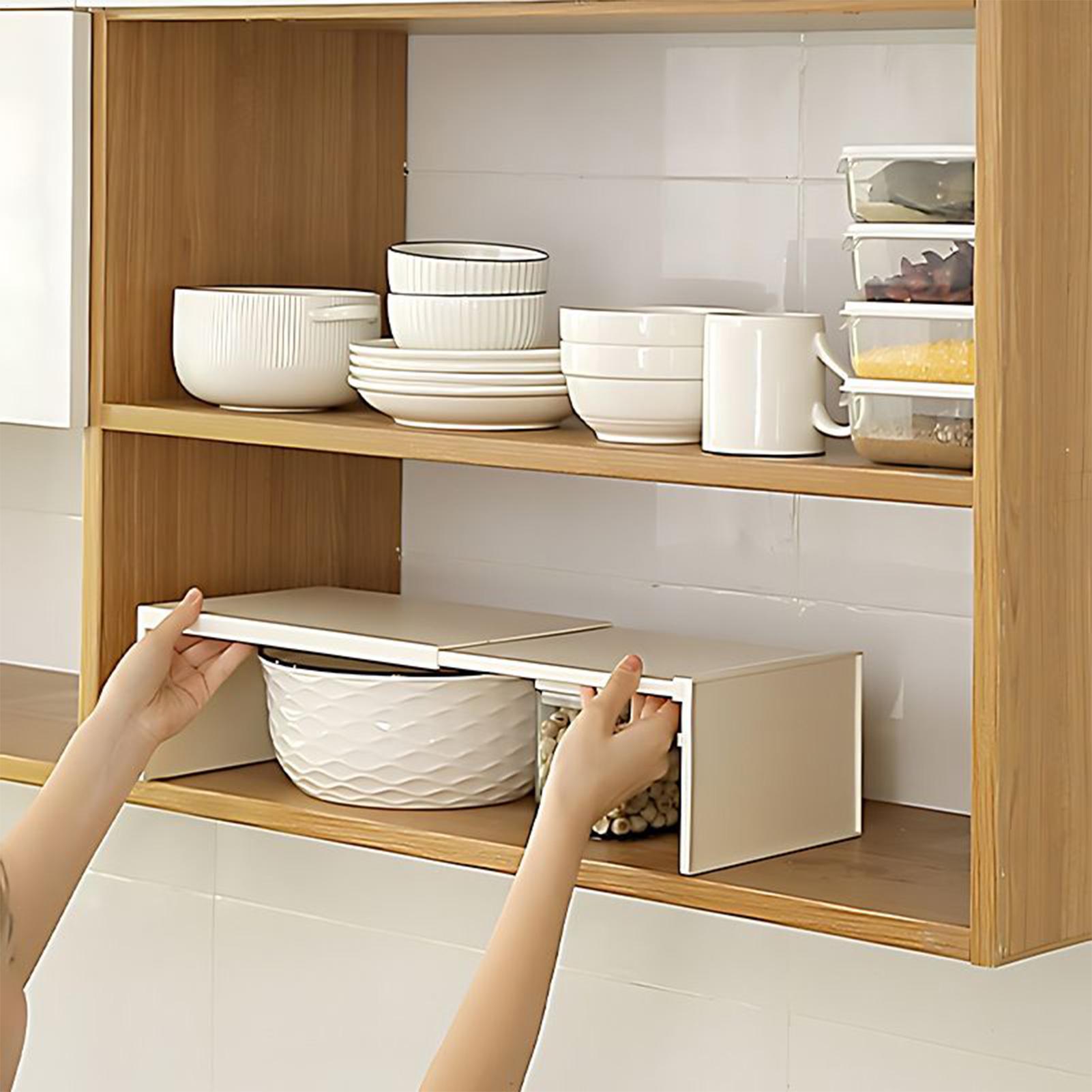 Kitchen Stretchable Cabinet Sh - Room Divider Bamboo review and price