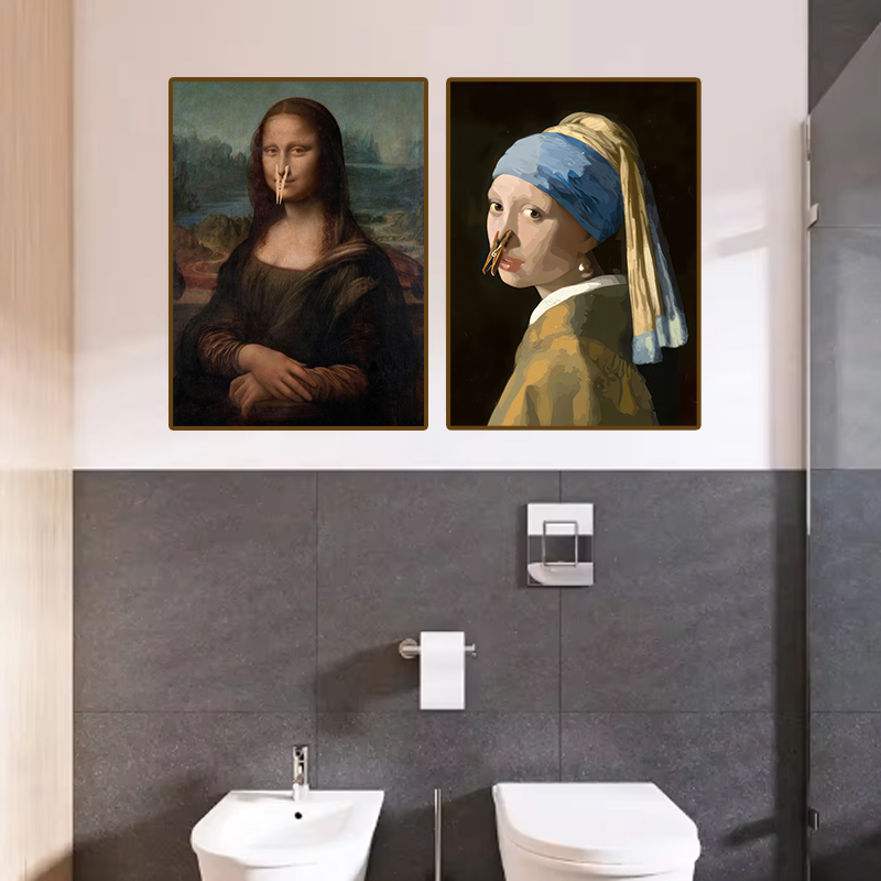 1pc Funny Abstract Bathroom To - Office Furniture Layout review and price