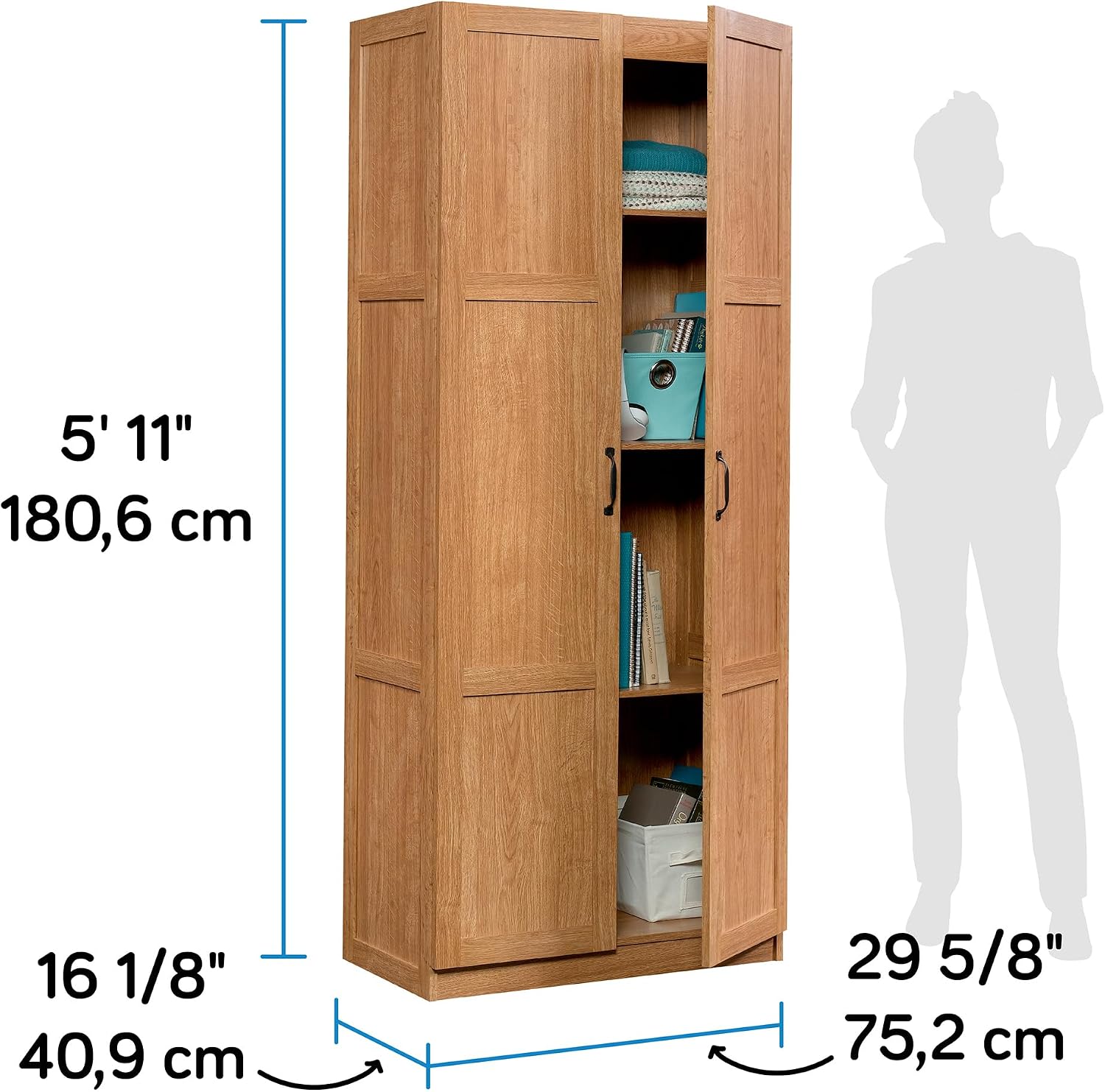 Tall Storage Cabinet, Freestan - Office Furniture For Home review and price