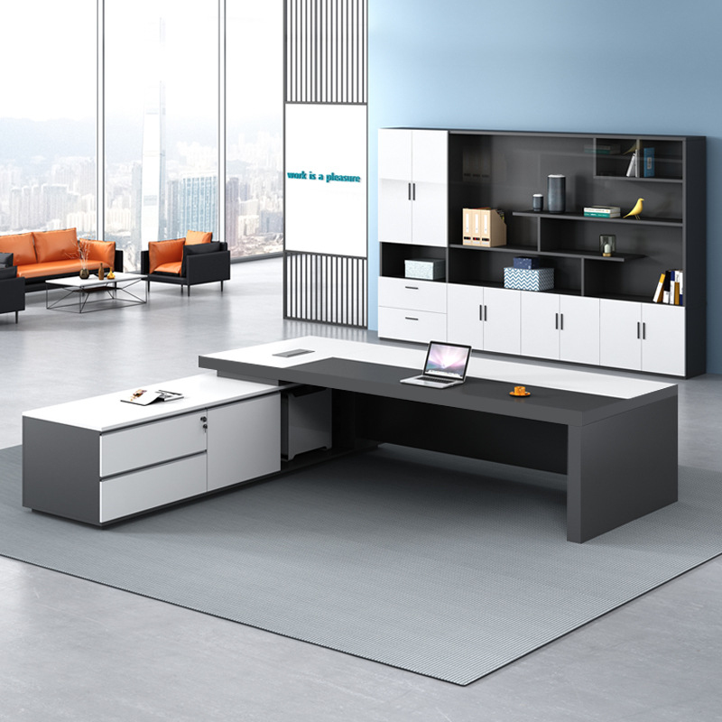 White And Chair Set, Manager'S - Xh Office Furniture review and price