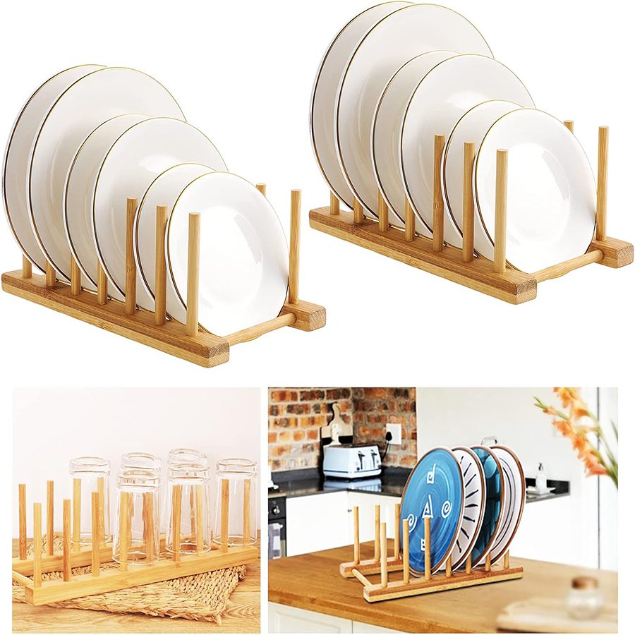 1pcs/2pcs Bamboo Dish Rack, Pl - Room Divider Bamboo review and price
