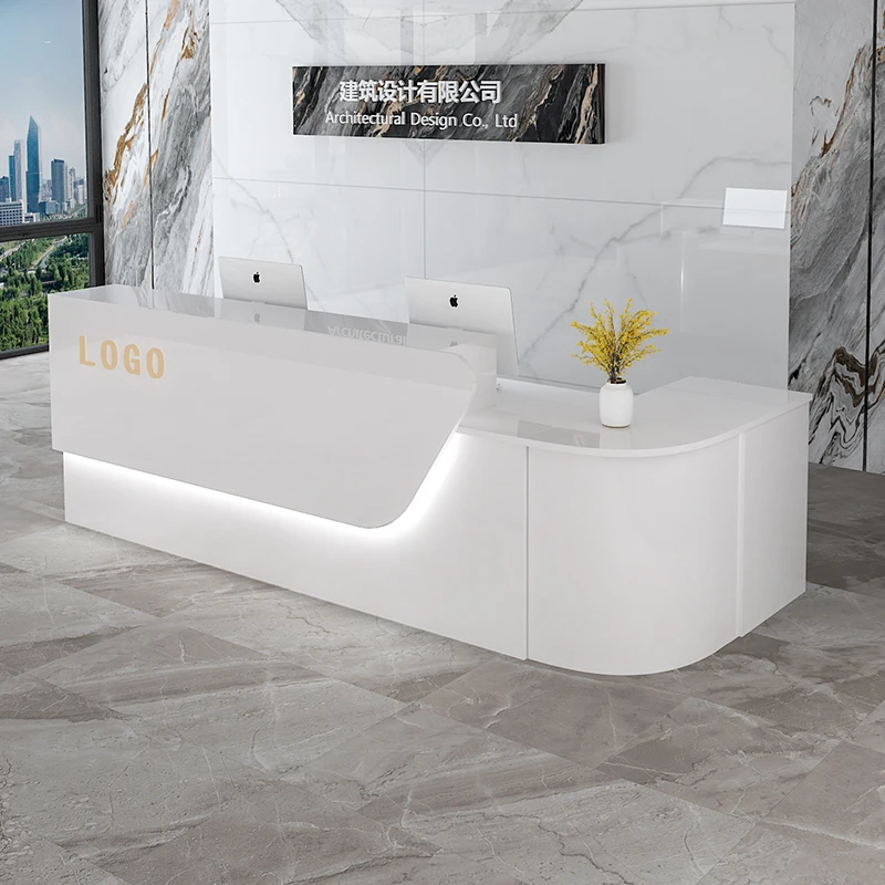 Storage Luxury Reception Desk  - Office Furniture Bali review and price